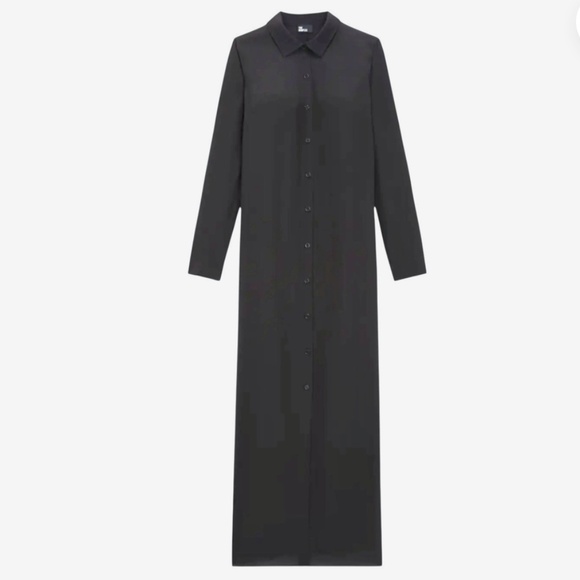 The Kooples silk maxi shirt dress - Picture 3 of 4